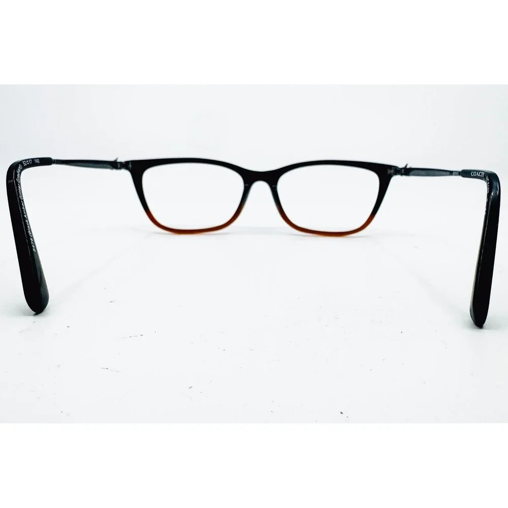 Coach Eyeglasses Womens Black Amber Gradient HC 6107 5475 52-17-140
